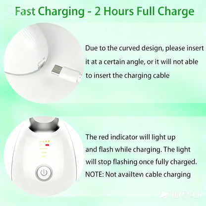 Face and Neck Massager Tools, Portable Facial Beauty Device,Facial Massager with 7 Color LED Lights for Skin Care